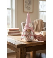 İskandinav Şans Cücesi-Ev ofis bebek odası dekoru hediyelik-Spring Girl - 35 cm