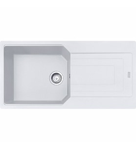 FRANKE Urban UBG 611-100 Bianco Tezgah Üstü Granit Eviye (Beyaz)