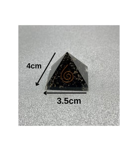 Shungite Orgonit Piramit 4x3.5 cm 35 GR