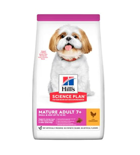 Hills Small & Mini Mature Adult 7+ Tavuklu Yaşlı Köpek Maması 1,5 Kg