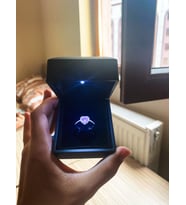 Kalpli Gümüş Yüzük - 925ayar Orjinal Gümüştür