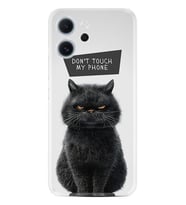 Oppo Reno 14F Kılıf Boutique Baskılı Resimli Don't Touch Cat Pcode -011