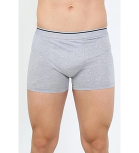 pilelistore- Erkek Pamuk Likralı Boxer Gri