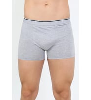 pilelistore- Erkek Pamuk Likralı Boxer Gri