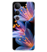 Vivo V50 Lite Kılıf Boutique Baskılı Resimli Rekli Çiçekler Pcode -015