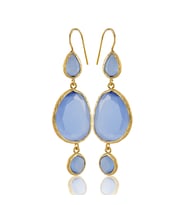 Kadir Jewellery 22 Ayar Altına Kaplama Kadın Sallantılı Küpe -El İşçiliği Ve Hipoalerjenik Küpe