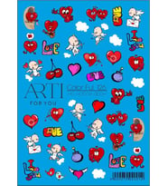 Stiker Arti Color Ful 126 Aşk Love