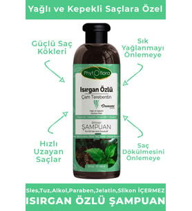 Phytoflora Tuzsuz Yağlı Ve Kepekli Saçlara Özel Isırgan Özlü Bitkisel Şampuan 400 ML