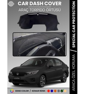 HONDA CITY (2020+) Torpido Örtüsü Ön Panel Göğüs Koruma Tam Uyum UV Koruma Kaymaz