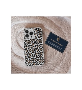 Redmi 10 2022 Uyumlu Leopar Desenli Şeffaf Kılıf