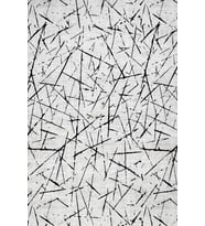 Dijital Kaymaz Yıkanabilir Antrasit Geometrik Salon Halısı Mutfak Halısı Koridor Halısı Yolluk 16104