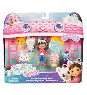 Gabby’s Dollhouse Kedi Macerası Ekibi Figür Seti - 6’lı Karakter Paketi - Gabby ve Arkadaşları