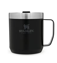 The Legendary Camp Mug Kapaklı Termos Bardak 0.35L  12oz - Matte Black Pebble (Siyah)