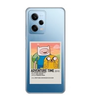 Redmi Note 12 Pro 5G Uyumlu Adventure Time Tasarımlı Şeffaf Telefon Kılıfı