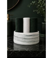 Mermer Desenli Beton Havluluk Banyo Düzenleyici 20 Cm
