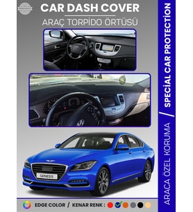 HYUNDAI GENESIS BH KASA (2008-2014) Torpido Örtüsü Ön Panel Halı Torpido Koruma Tam Uyum