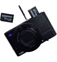 SONY Hafıza Kartı Adaptör Memory Stick Pro Duo Adaptör Mikro SD Kart Çevirici MS Adaptör (Siyah)