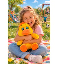 25 cm Peluş Ördek – Yumuşak, Sevimli ve Dekoratif Hediye