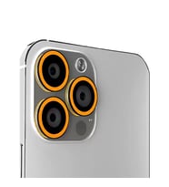 Binano Iphone 13 Pro/13 Pro Max Fosforlu Turuncu Kamera Koruyucu