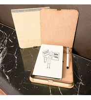Fen Bilimleri Öğretmeni Ahşap Kutulu Defter Kalem Set 005