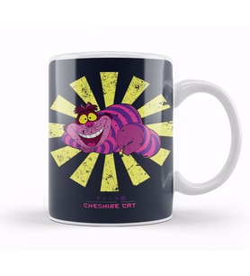 Cheshire Cat Retro Japanese Kupa Bardak Porselen