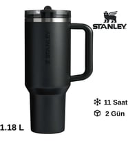 Stanley The Quencher Protour Flip Straw Tumbler 1.18L Pipetli Termos 10-21126-0121 Siyah