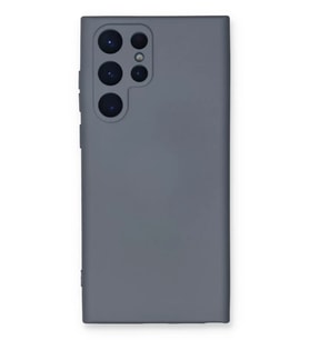 Galaxy S24 Ultra Kılıf Nano içi Kadife Silikon - Gri