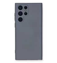 Galaxy S24 Ultra Kılıf Nano içi Kadife Silikon - Gri