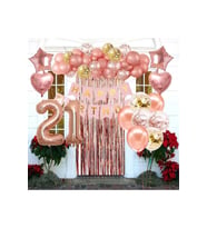 LÜKS ROSE GOLD 21 YAŞ BALON SETİ
