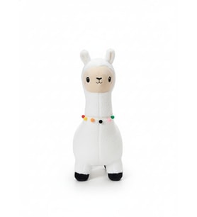 70 Cm Oyun & Uyku Arkadaşı Peluş Alpaka Lama Peluş Oyuncak (Düz Beyaz)
