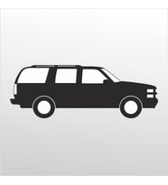 Folyo Sticker Jeep 80cm Uzunluk