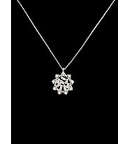 ❄️✨ 925 İthal Gümüş Kar Tanesi Kolye  Pave Zirkon Taşlı Kış Şıklığı  Özel Tasarım Aksesuar