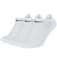 Nike Everyday Dri Fit No Show Cotton Cushioned Unisex Sock 3 lü Soket Çorap Beyaz