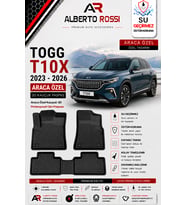 TOGG T10X 2023 - 2026 Araca Özel Kauçuk 3D Profesyonel Oto Paspası