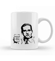 Michael Scott World's Best Boss Kupa Bardak Porselen