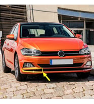VW Polo 2018-2021 Ön Tampon Orta Izgara Sağ Parça Kromlu 2G0853677T