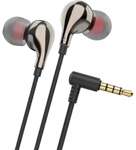 E80 Stereo Mikrofonlu 3.5mm Kulak İçi Kablolu Kulaklık Siyah