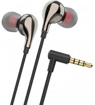 E80 Stereo Mikrofonlu 3.5mm Kulak İçi Kablolu Kulaklık Siyah
