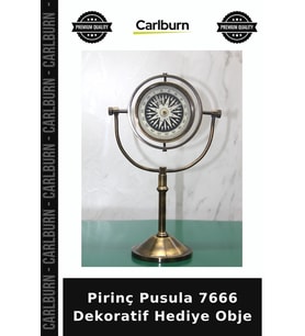 Özel Üretim Dekoratif Koleksiyon Hediyelik Klasik Aksesuar Pirinç Pusula 7666