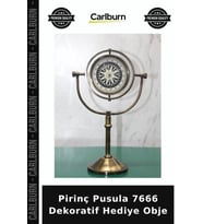 Özel Üretim Dekoratif Koleksiyon Hediyelik Klasik Aksesuar Pirinç Pusula 7666