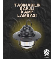 Kamp Bahçe İçin Led Fener – Sıcak Işık, Uzun Ömürlü Batarya