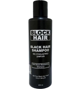 Block Hair Saç Koyulaştırıcı Siyahlaştırıcı Bakım Şampuanı 200ML