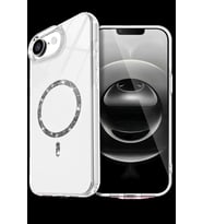 iPhone 16E Live Diamond Magsafe Kapak - Şeffaf