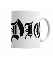 Dio Logo Rainbow Black Sabbath iron Maiden Saxon WASP Scorpions Accept Kupa Bardak Porselen