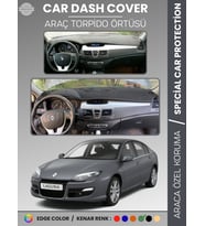 RENAULT LAGUNA 3 (2008-2015) Torpido Örtüsü Ön Göğüs Koruma Torpido Koruma Araca Özel Tam Uyum