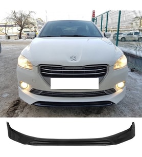 Peugeot 301 Ön Ek Karlık Abs Plastik Mat Siyah 2012 2013 2014 2015 2016 2017 karlık+bodykit+ek