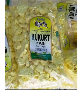 1 KG TAŞ KÜKÜRT SAF KATKISIZ KÜKÜRT