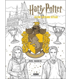 Harry Potter Filmlerinden Resmi Boyama Kitabı – Hufflepuff Özel Baskısı