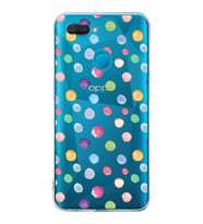 PrintiFy Oppo AX7  ile Uyumlu 1mm Slim Fit Water Color 6 Baskılı Şeffaf  Kılıf