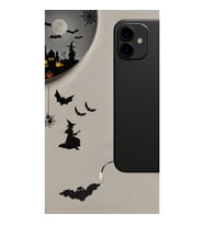 Miyuki Boncuk El Yapımı Yarasa Telefon Çarmı - Charm Halloween Cadılar Bayramı (Çok Renkli)